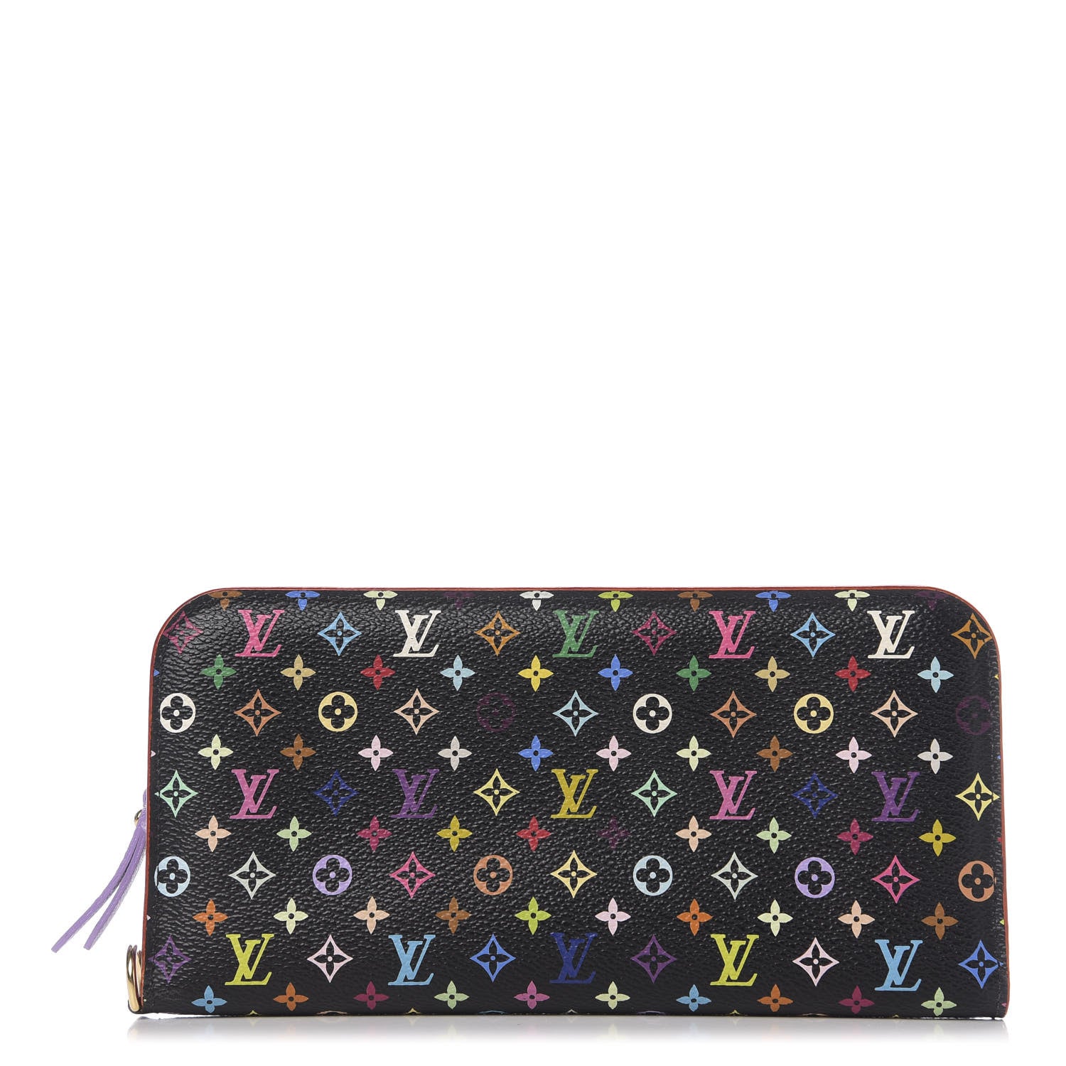 Louis Vuitton Monogram Multicolor Insolite Wallet Black Violet 1 of 6