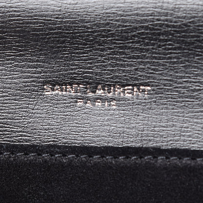 Saint Laurent Calfskin Medium Bellechasse Satchel Black 9 of 11