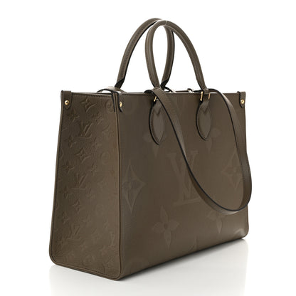 Louis Vuitton Empreinte Monogram Giant Onthego MM Smoke 3 of 10