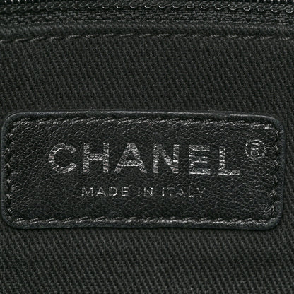 Chanel Woven Straw Raffia Small Deauville Tote Grey 6 of 10