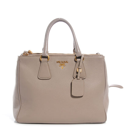 Prada Vitello Daino Executive Tote Argilla 1 of 9