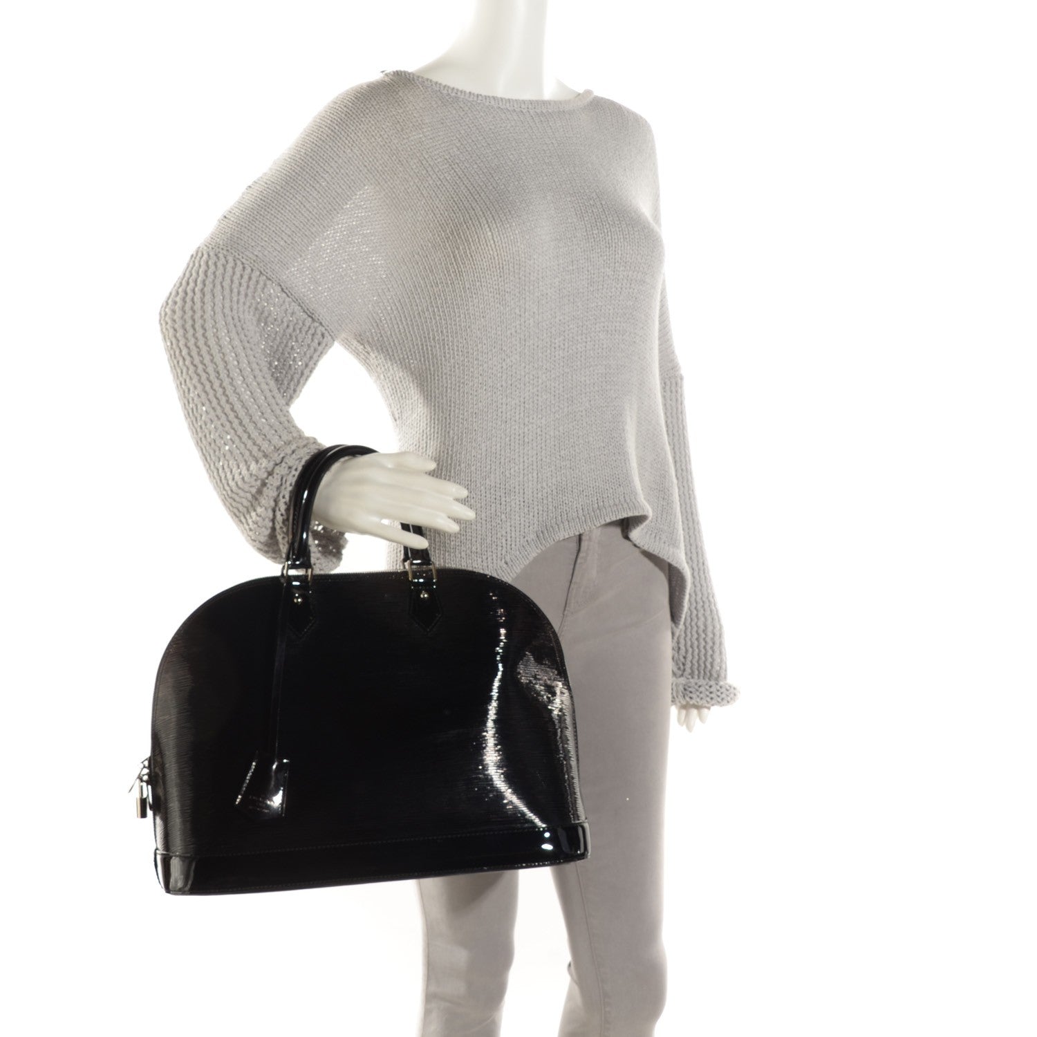 Louis Vuitton Electric Epi Alma GM Black 2 of 7