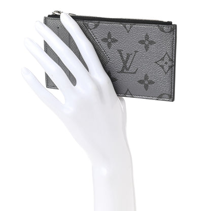 Louis Vuitton Taigarama Coin Card Holder Gunmetal 2 of 6