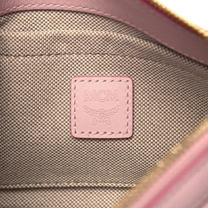 MCM Visetos Nappa Mini Delmy Chain Shoulder Bag Powder Pink 9 of 10