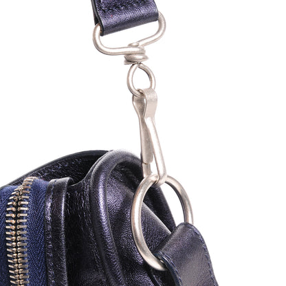 Balenciaga Metallic Agneau Classic Silver Hardware City Dark Purple 14 of 14