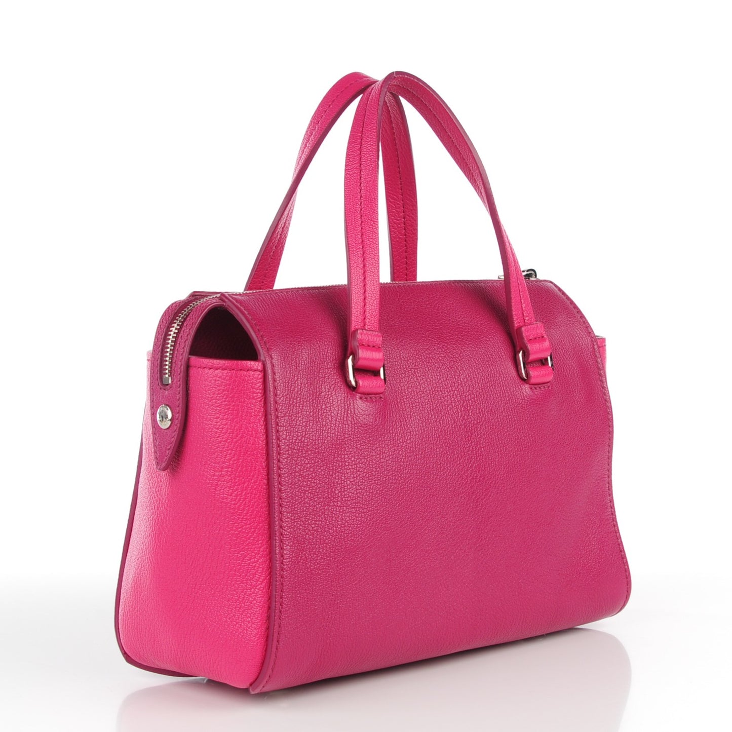 Goatskin Madras Tote Peonia Ametista