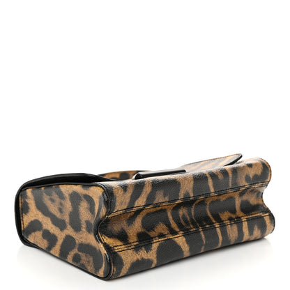 Louis Vuitton Calfskin Wild Animal Print Twist Shoulder Bag MM 5 of 13