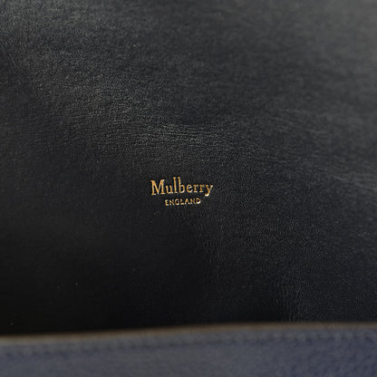 Mulberry Small Classic Grain Large Flag Darley Pouch Oxford Blue 6 of 7