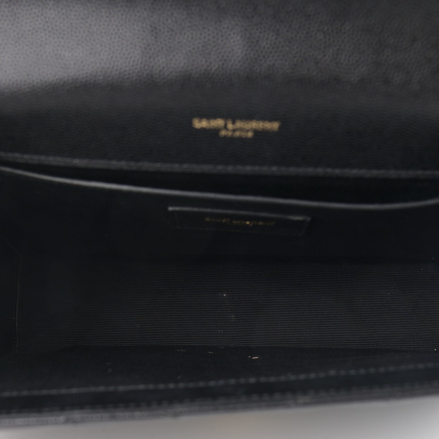 Grain De Poudre Matelasse Chevron Medium Monogram Satchel Black