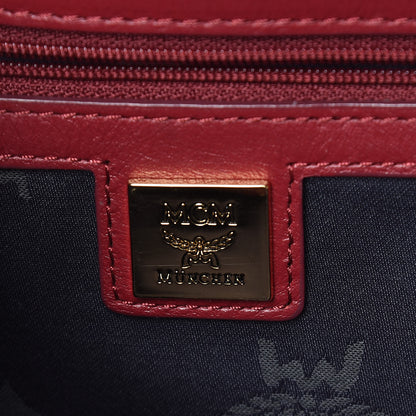 MCM Visetos Studded Small Stark M Backpack Scooter Red 7 of 10
