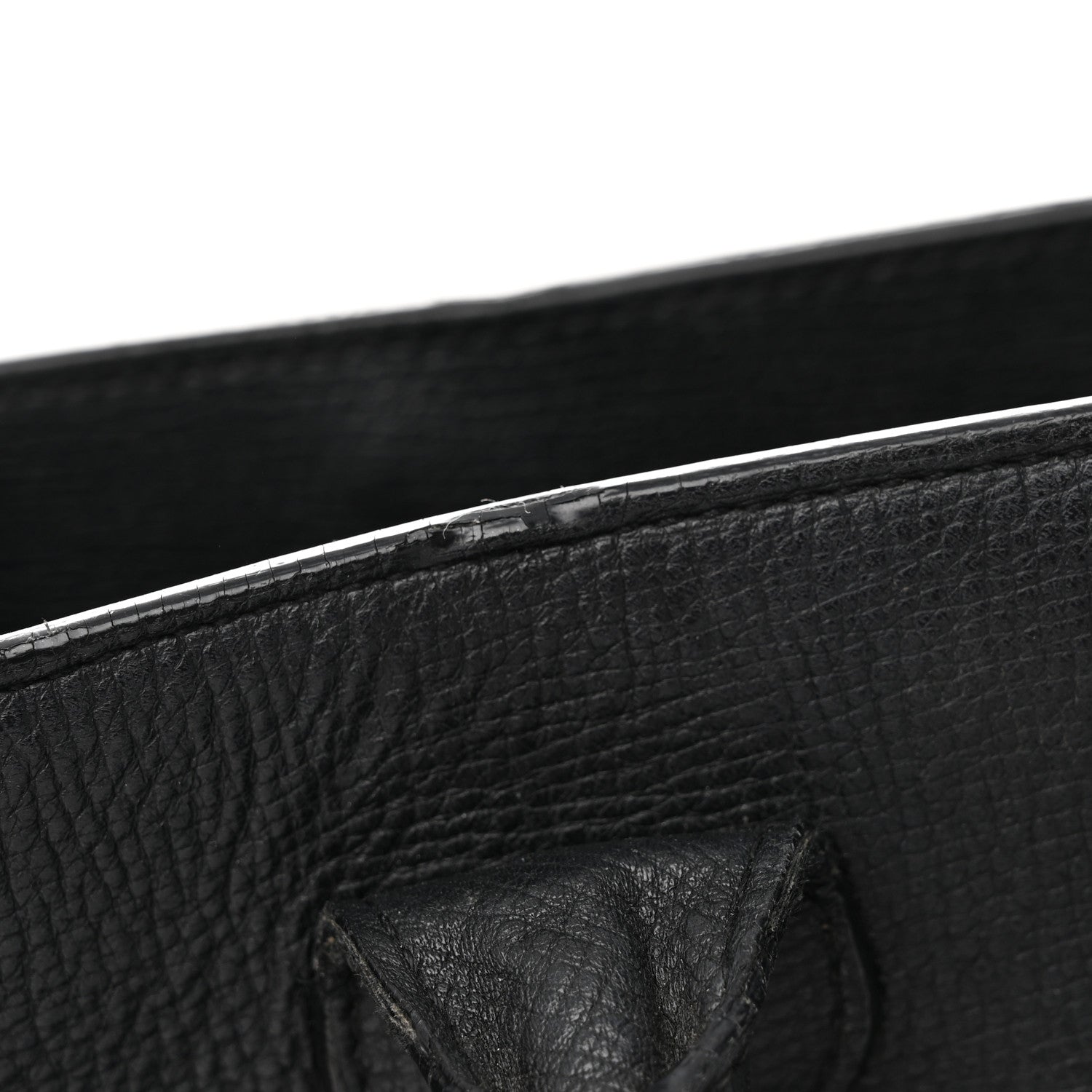 Burberry Derby Calfskin House Check Medium Banner Tote Black 18 of 28