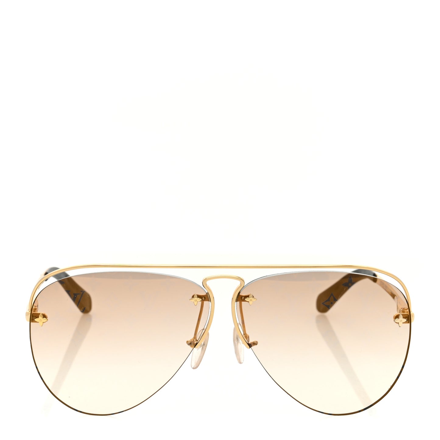 Monogram Grease Sunglasses Z1366E Gold