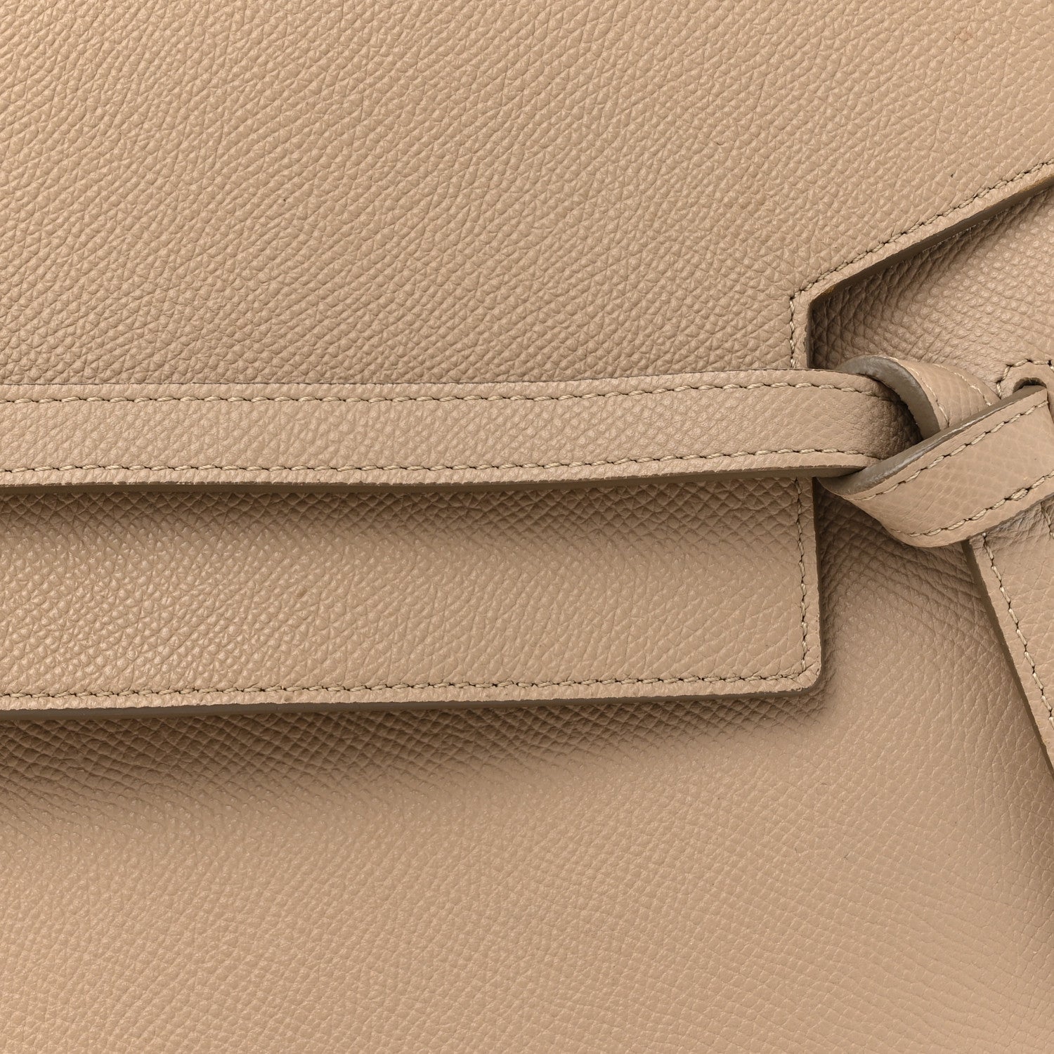 Celine Grained Calfskin Mini Belt Bag Light Taupe 8 of 12