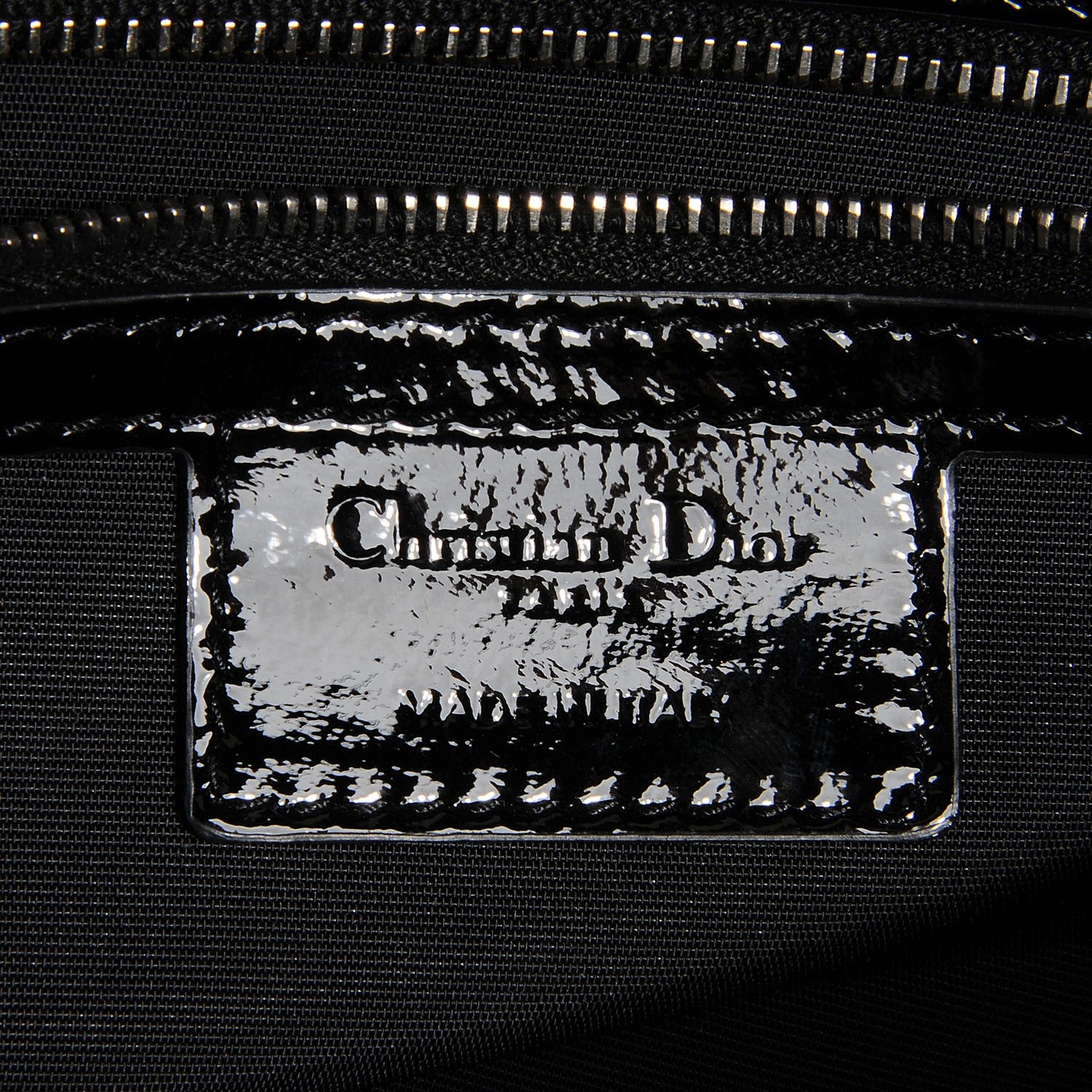 Christian Dior Patent Cannage New Lock Flap Black 7 of 9
