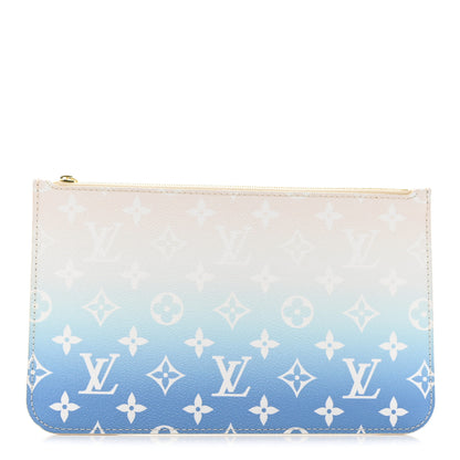 Louis Vuitton Monogram By The Pool Neverfull MM Pochette Blue 1 of 7
