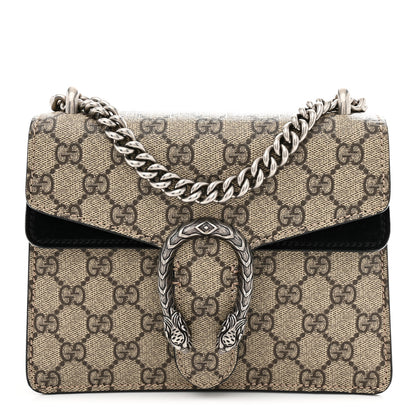 Gucci GG Supreme Monogram Mini Dionysus Shoulder Bag Black 1 of 10