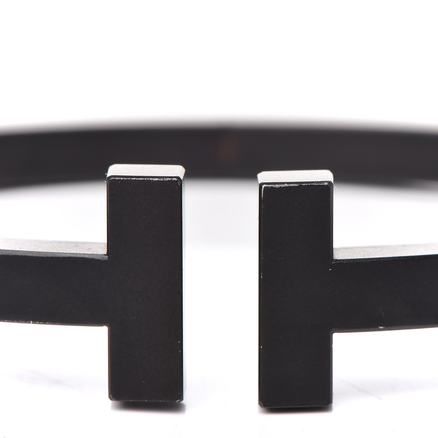 Tiffany Black-Coated Stainless Steel T Square Bracelet 5 of 8