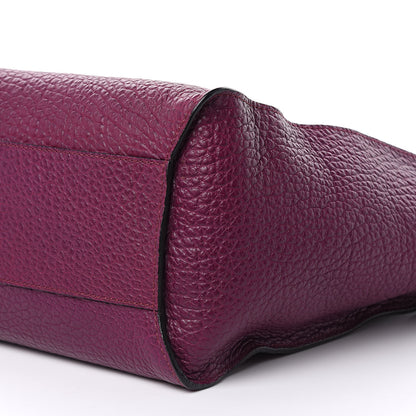 Burberry Heritage Grain Medium Woodbury Tote Damson Magenta 9 of 9