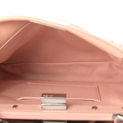 Fendi Nappa Rosebud Mini Peekaboo Iconic Satchel Baby Pink 6 of 26