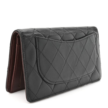 Chanel Lambskin Quilted Yen Wallet Black 3 of 14