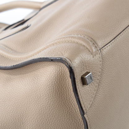 Celine Drummed Calfskin Mini Luggage Dune 11 of 12