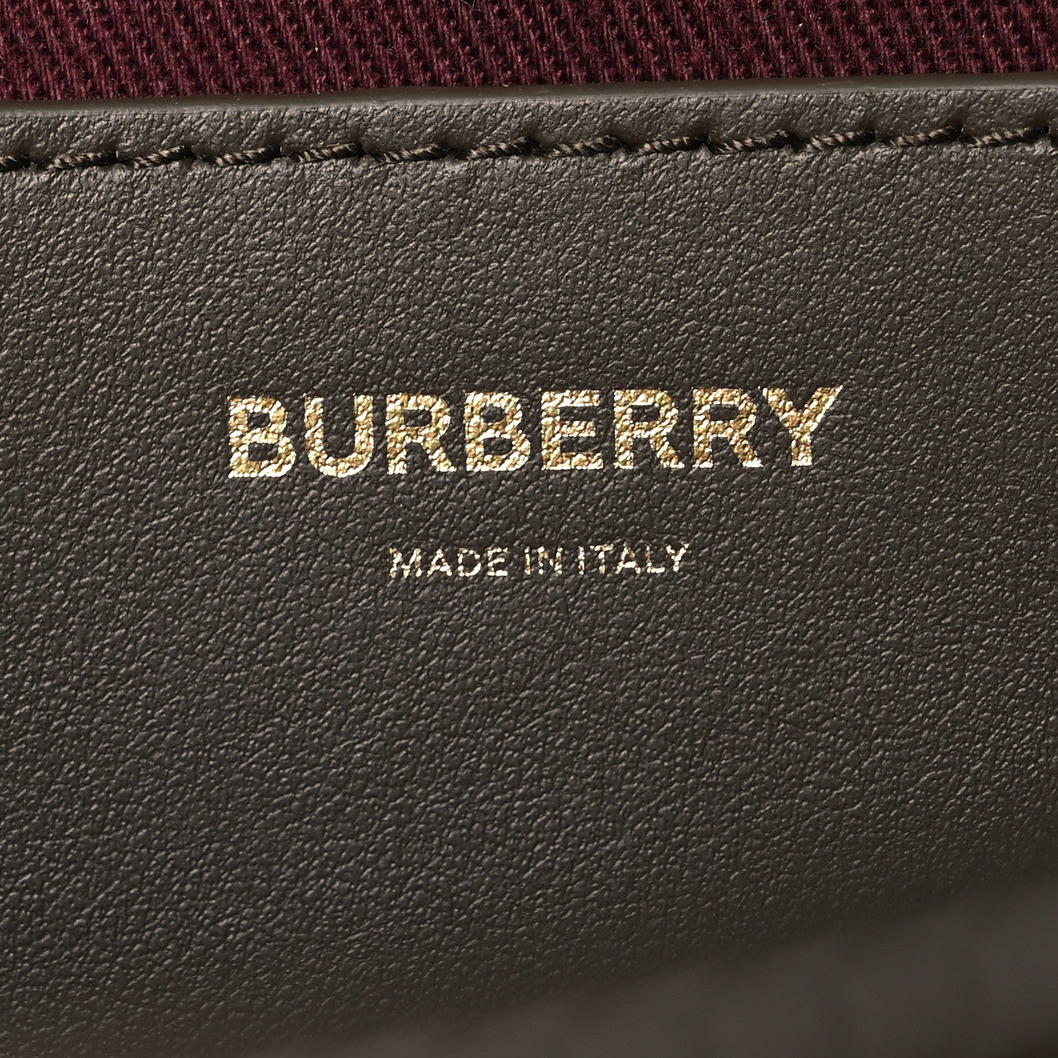 Burberry Coated Canvas Calfskin Vintage Check Small Note Crossbody Bag Military 6 of 11