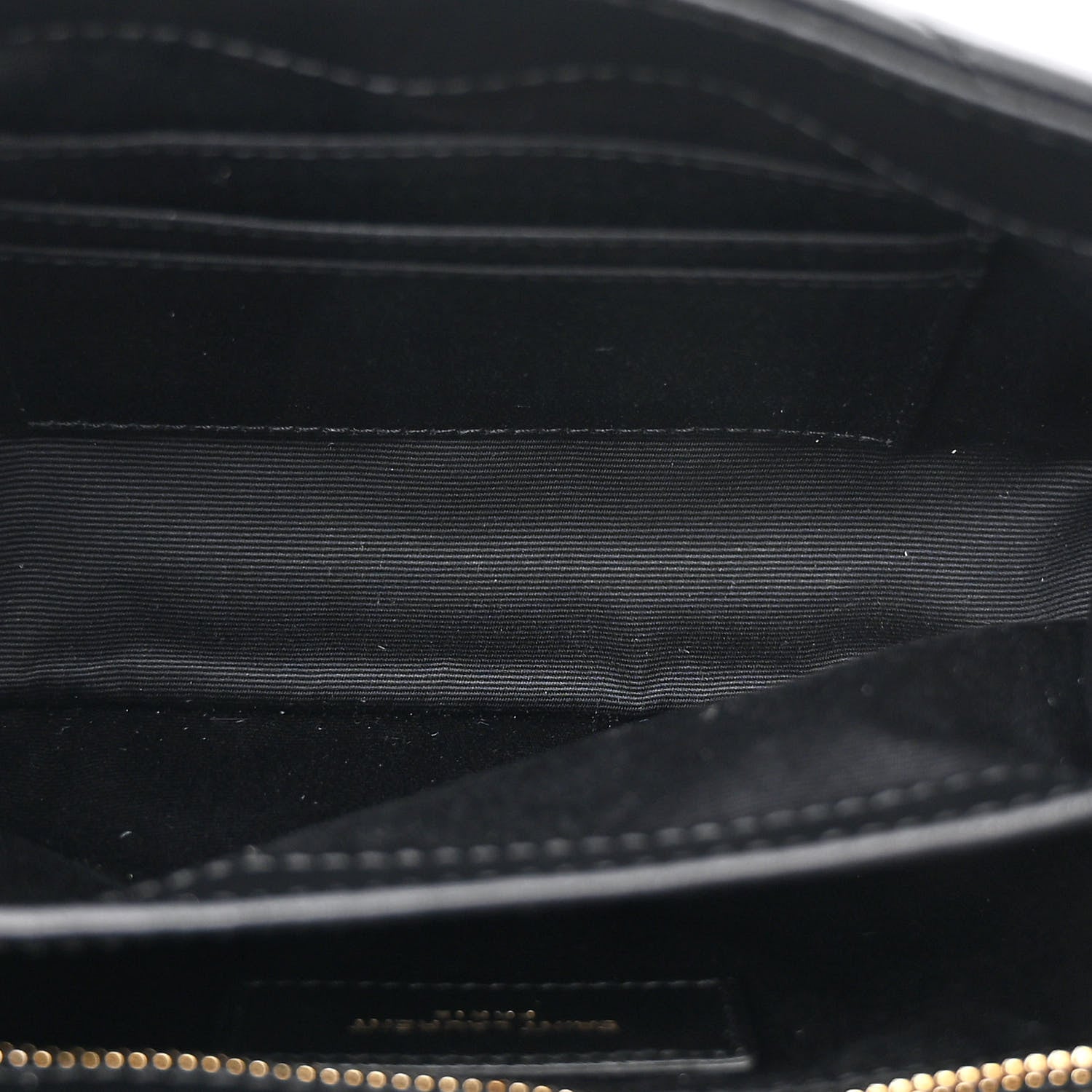 Saint Laurent Calfskin Y Quilted Monogram Toy Loulou Crossbody Bag Black 5 of 14