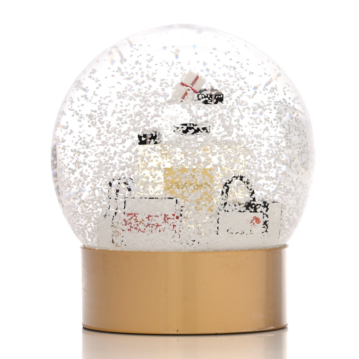 Chanel Glass N°5 Perfume Bottle Snow Globe 4 of 5