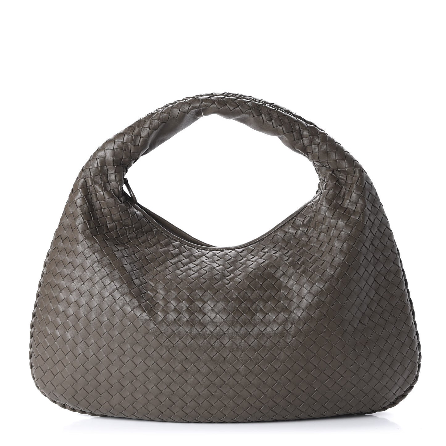 Nappa Intrecciato Medium Veneta Hobo Shadow