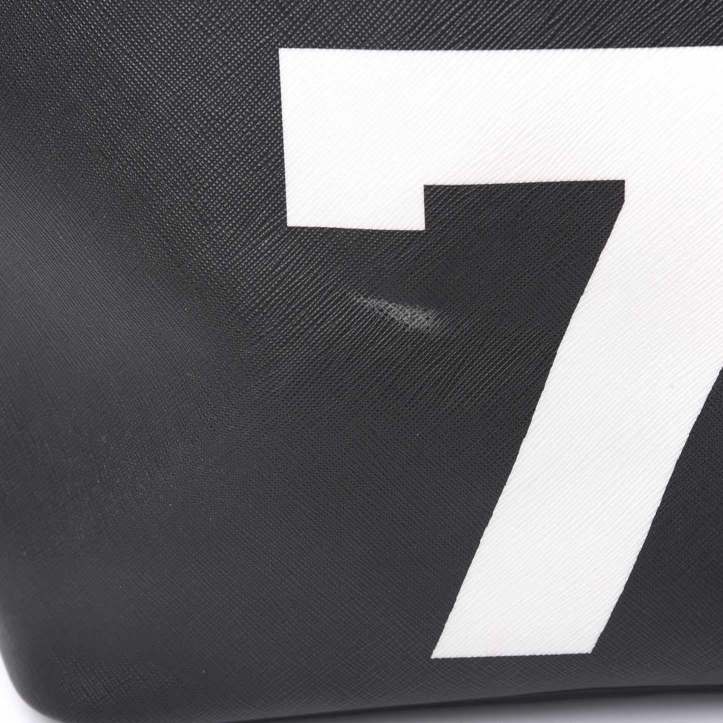 Textured Coated Canvas Favelas Large Antigona Tote Black