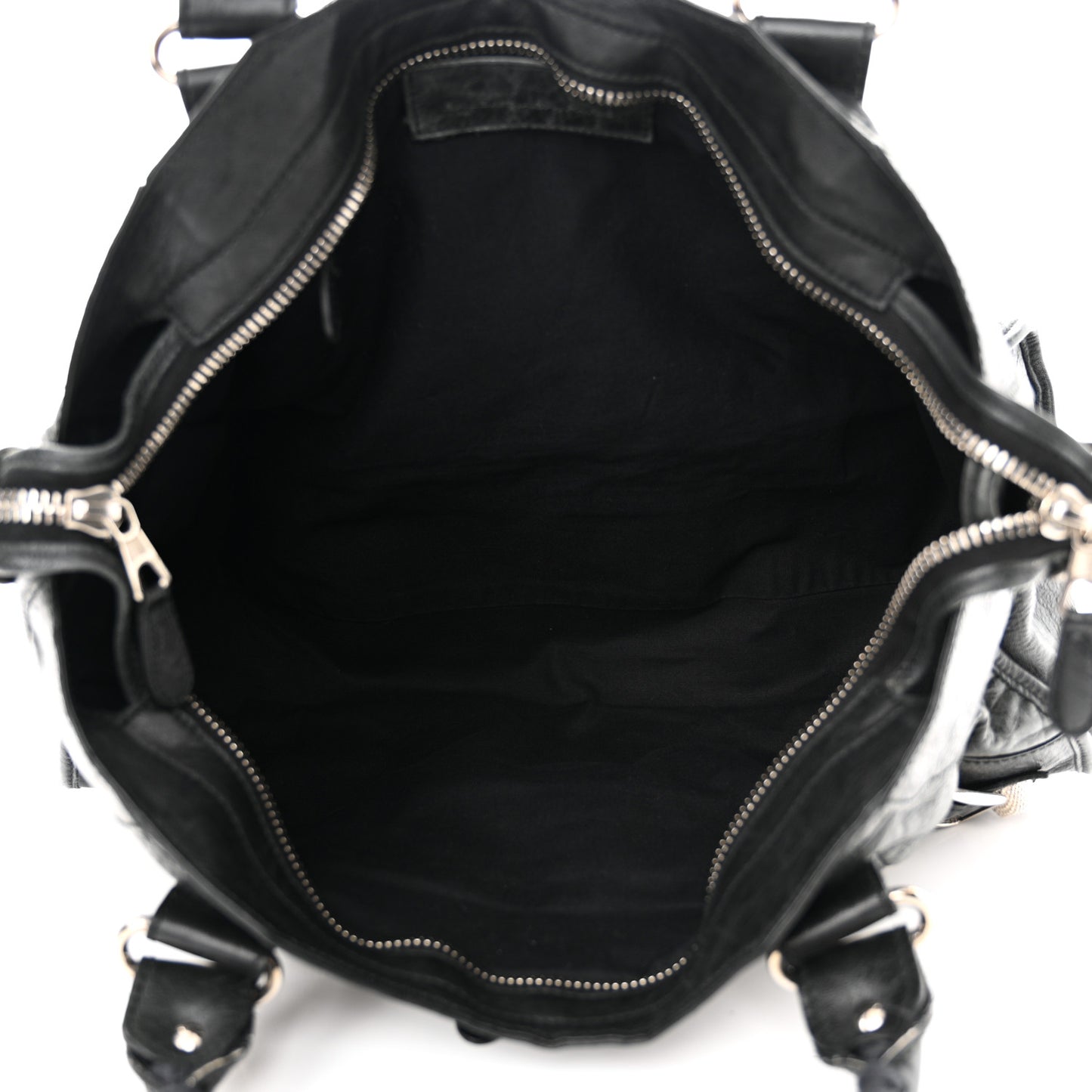 Agneau Giant 21 Silver Hardware Part Time Black