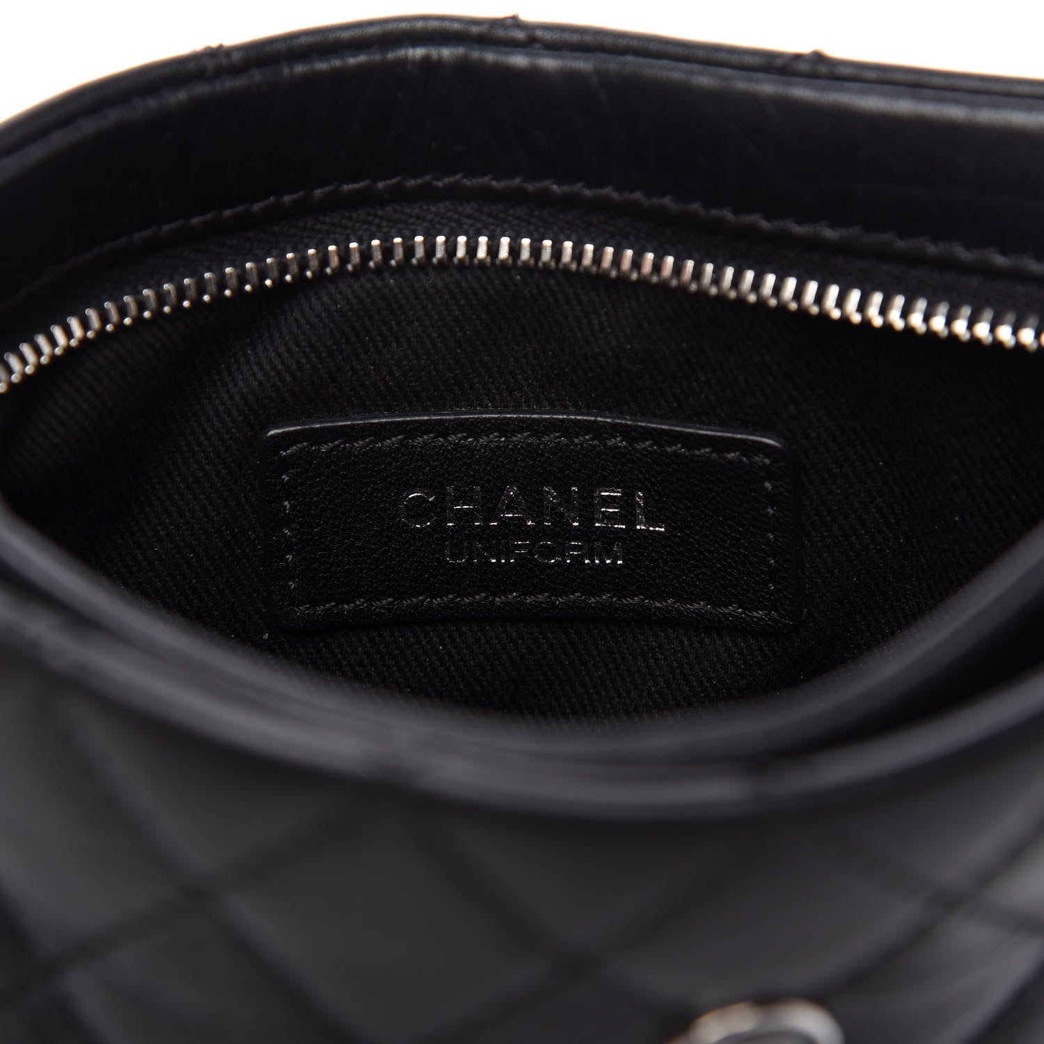 Chanel Aged Calfskin Quilted Crossbody Bag Black 8 of 10