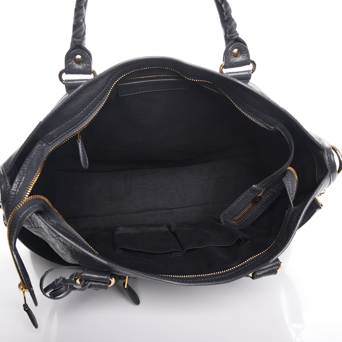 Agneau Giant 12 Gold Hardware City Gris Fossile