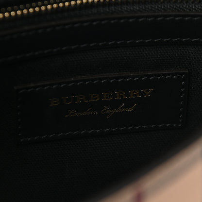 Burberry Derby Calfskin Haymarket Check Small Loxley Crossbody Bright Toffee Multicolor 6 of 8