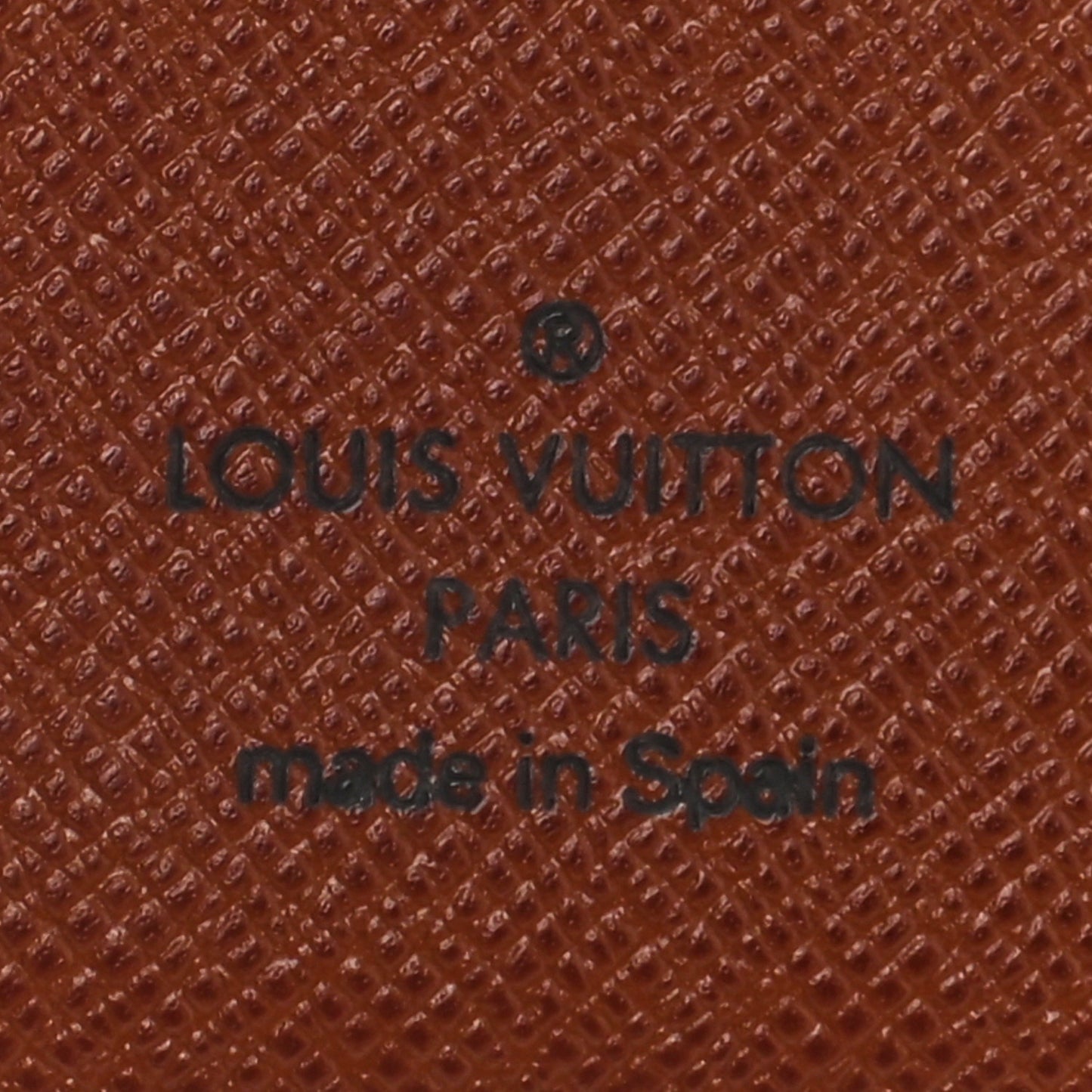 Monogram Checkbook Holder Case Wallet