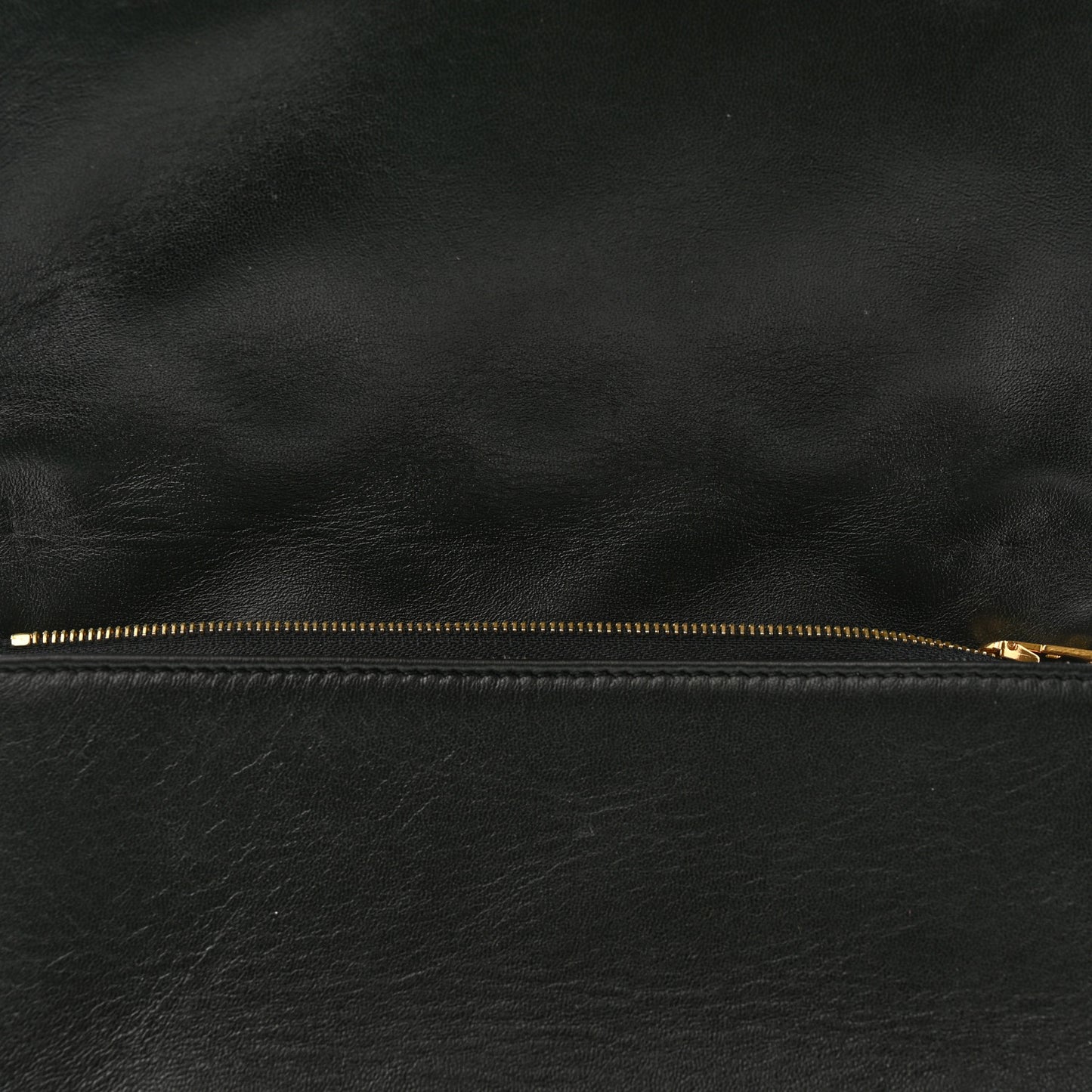 Lambskin Embossed Monogram Pochette Coussin Black
