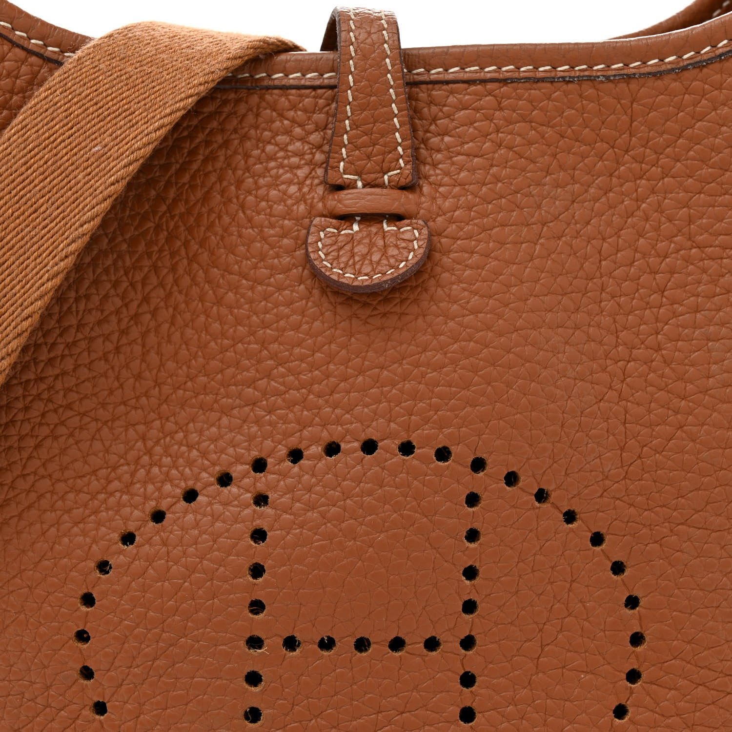 Hermes Taurillon Clemence Evelyne TPM Gold 8 of 15