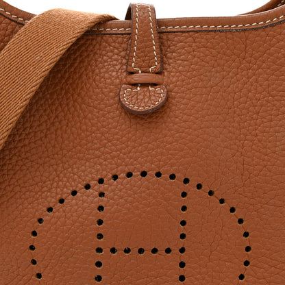 Hermes Taurillon Clemence Evelyne TPM Gold 8 of 15