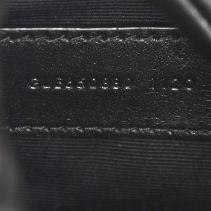 Saint Laurent Lambskin Monogram Loulou Puffer Pouch Clutch Black 8 of 9