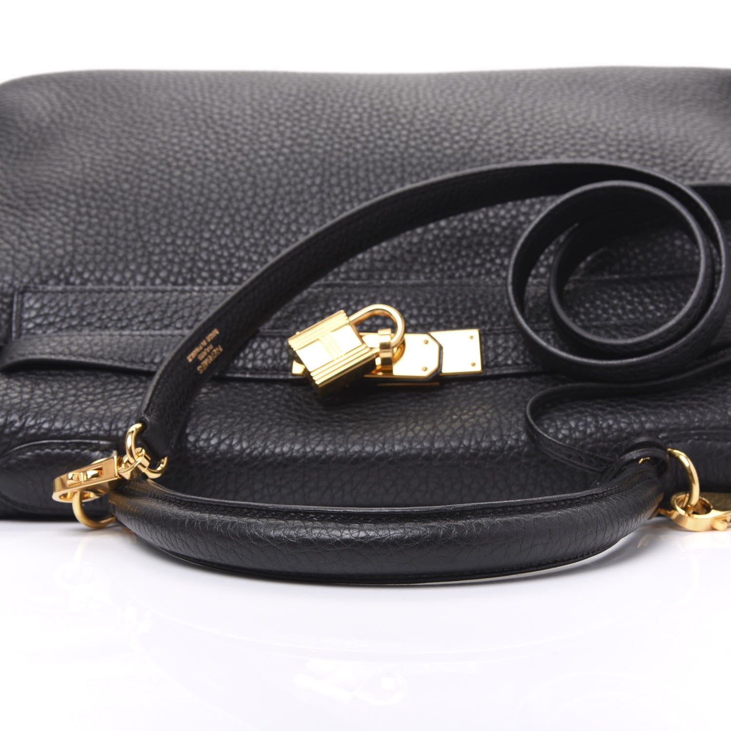 Hermes Togo Kelly Retourne 32 Black 7 of 36