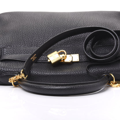 Hermes Togo Kelly Retourne 32 Black 7 of 36
