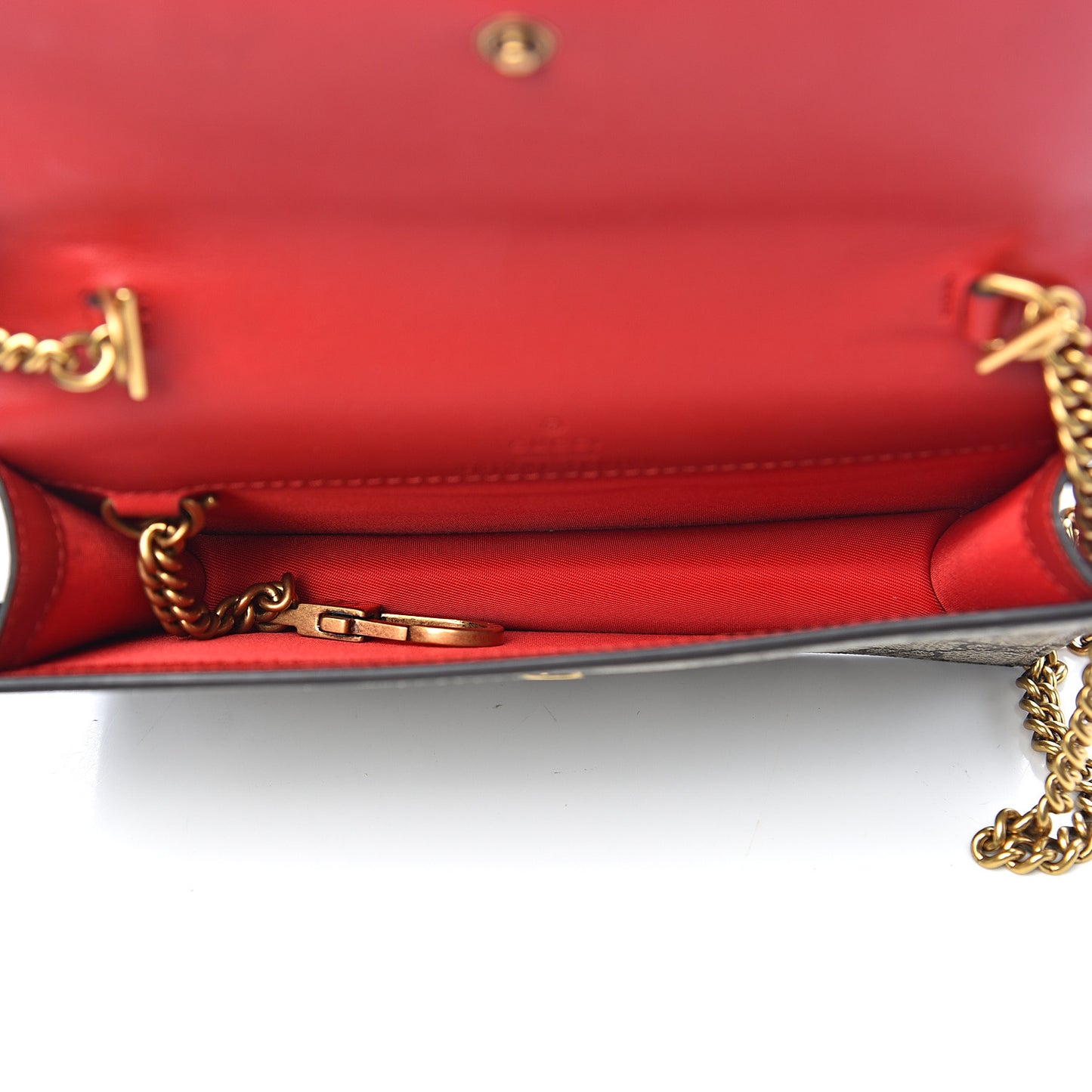 GG Supreme Monogram Mini Cherry Chain Bag