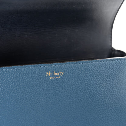 Mulberry Small Classic Grain Calfskin Small Darley Satchel Blue 6 of 9