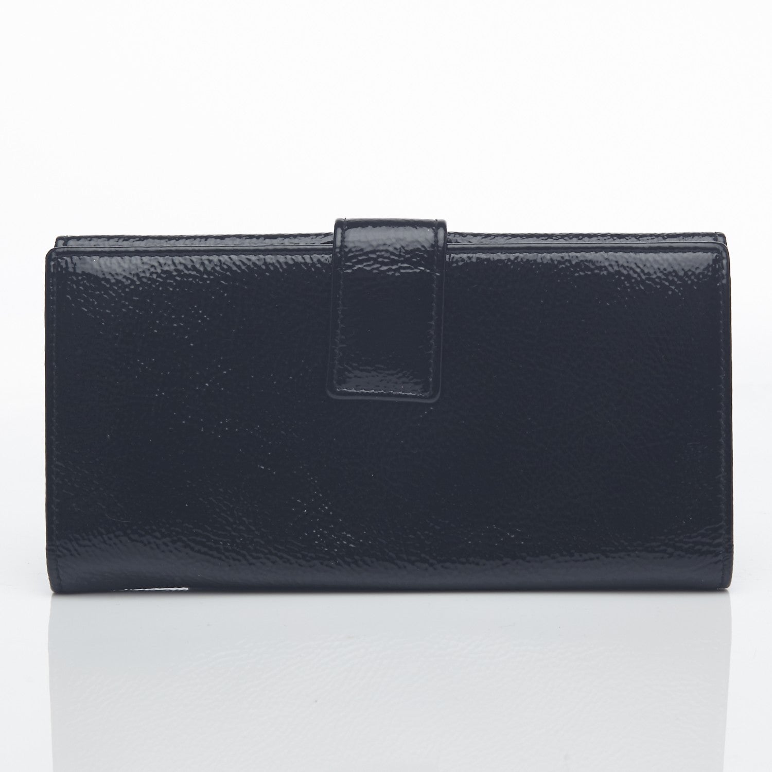 Saint Laurent Textured Patent Belle de Jour Wallet Black 10 of 13