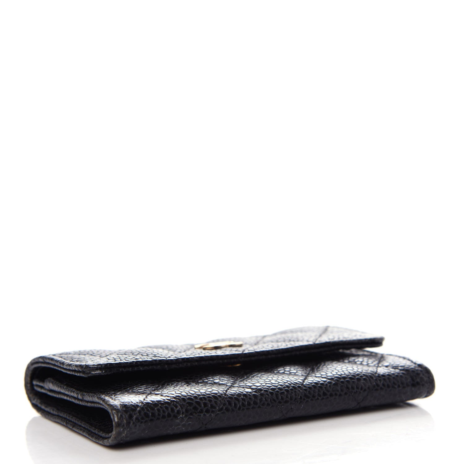 Chanel Caviar Quilted Flap Card Holder Black 4 of 8