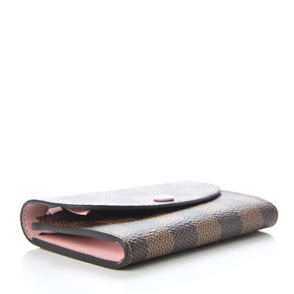 Louis Vuitton Damier Ebene Rosalie Coin Purse Rose Ballerine 4 of 8