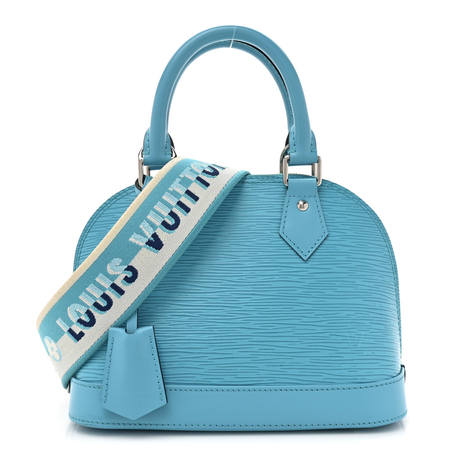 Louis Vuitton Epi Jacquard Alma BB Turquoise 1 of 15