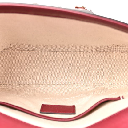 Gucci Soft Calfskin Horsebit 1955 Small Shoulder Bag Rosso Ancora 4 of 9