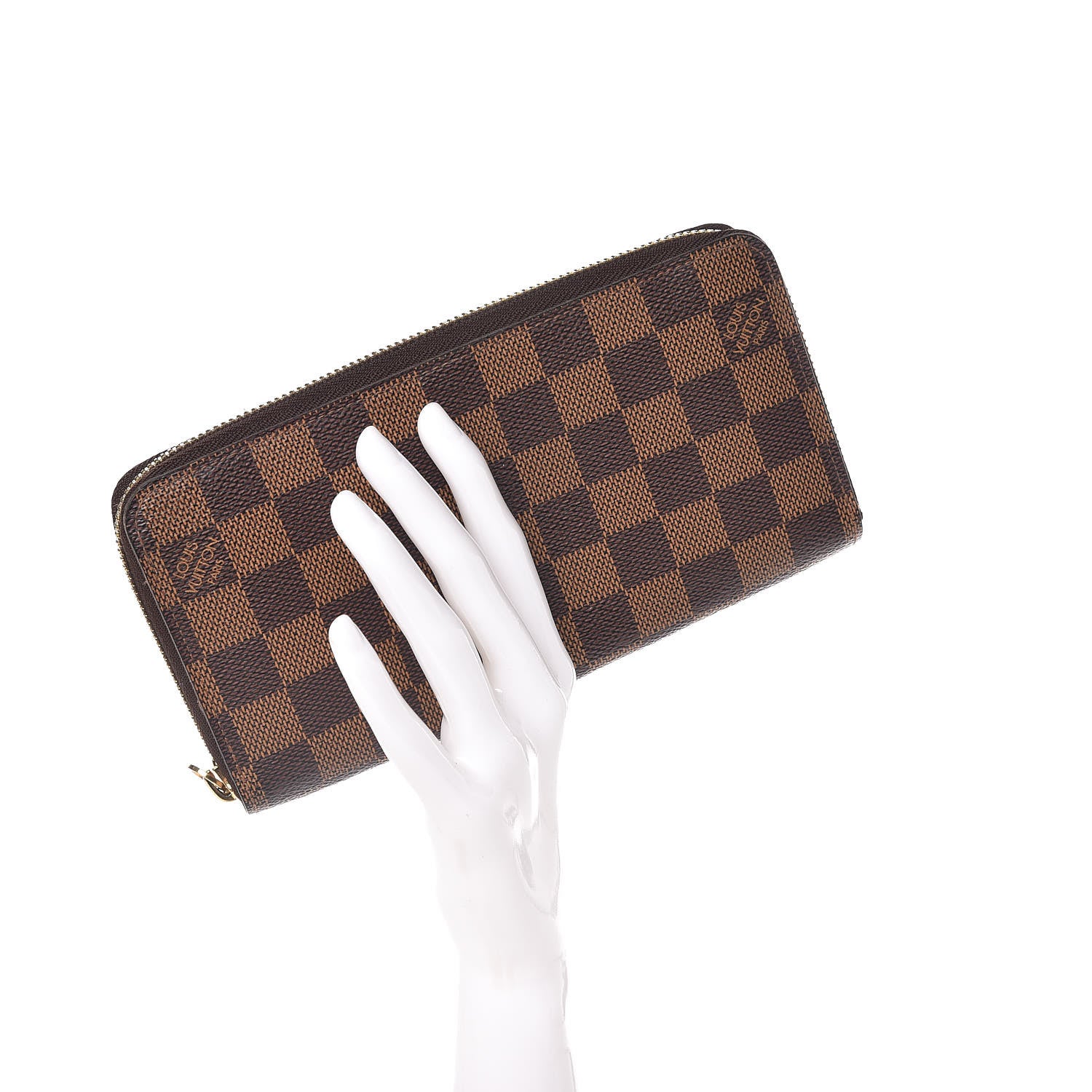 Louis Vuitton Damier Ebene Zippy Wallet 2 of 8