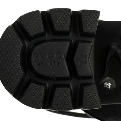 Gucci Monogram Granada Kid Trip 40/72mm Lug Sole Sandals 37 Black 8 of 9